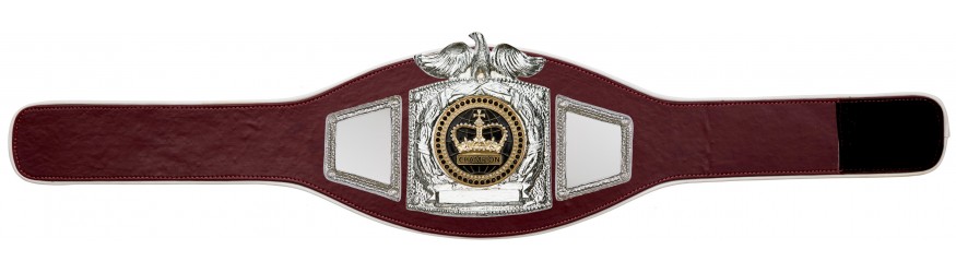 PROEAGLE BLACK CHAMPION CROWN CHAMPIONSHIP BELT - PROEAGLE/S/BLKGEM - AVAILABLE IN 6+ COLOURS